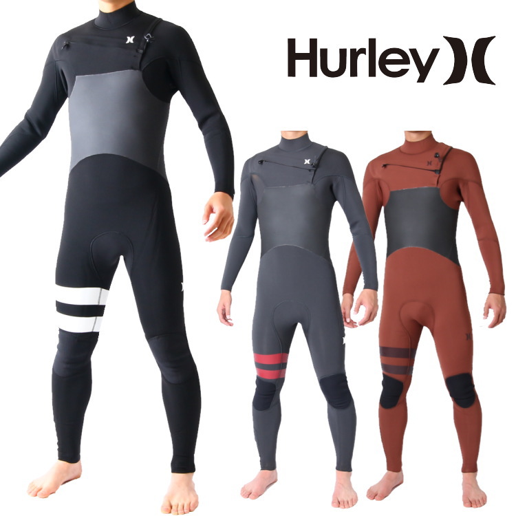 新色！Hurley(ハーレー) ウェットスーツ メンズ 4×3mm チェストジップ フルスーツが入荷 - ウェットスーツ本舗
