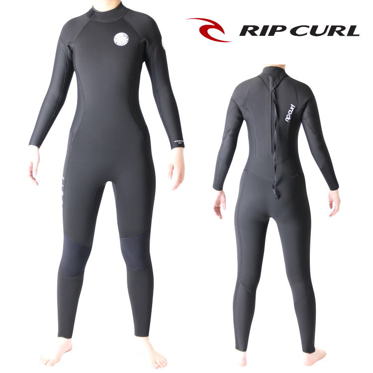 リップカール ウェットスーツ  レディース 4mm / 3mm  フルスーツ ダウンパトロール サーフィン ウェットスーツ Ripcurl Wetsuits